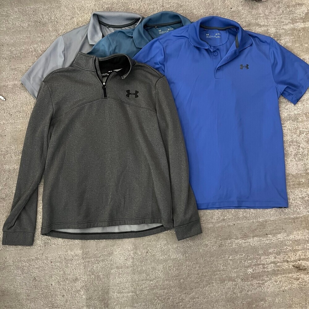 Under Armour Polo + Quarter Zip Bundle Medium - Picture 1 of 12
